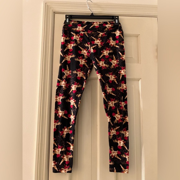 Luluaroe Printed Leggings Soft Lot One Size 13 Seasonal / Holiday - Picture 3 of 14